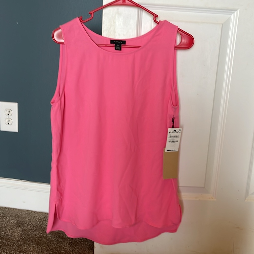 Halogen Tank Top, Pink, M, NWT